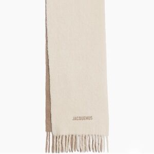 Jacquemus Alpaca wool blend scarf -new